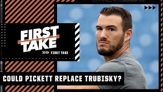 What does the Steelers drafting Kenny Pickett mean for Mitchell Trubisky and Mason Rudolph [upl. by Aihsek]