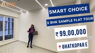 Smart choice 📍Ghatkopar E  Spacious 2BHK amp 3BHK [upl. by Dorise771]