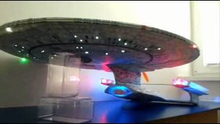 Flying RC Model StarTrek USSEnterprise NCC1701D Part 1 [upl. by Aihcropal915]