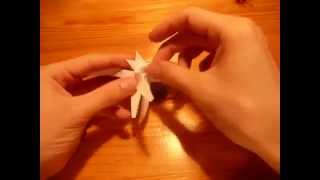 Origami Froebel star by Froebel Friedrich [upl. by Ydissak]