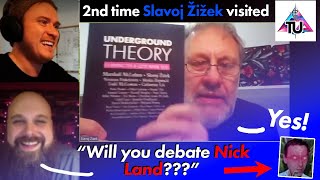 Slavoj Zizek on The Event and the Metacrisis  accepts Nick Land debate challenge [upl. by Pilar]