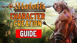 Character Creation Guide Game Mode Legacy and Deity  Alaloth Champions of The Four Kingdoms [upl. by Nort]