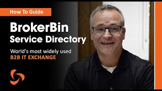 BrokerBin Service Directory Product Demo [upl. by Ekul3]