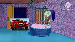 Sparky A Car’s Life Drops By Squidward’s House [upl. by Hnahym]