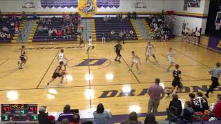 Deshler High School vs Southern High School Mens Varsity Basketball [upl. by Ihcehcu]