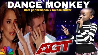 OMG🙆‍♂️ Simon Cowell amp Audience Cried After Hearing Amazing Voice Singing quotDance Monkeyquot On AGT 2024 [upl. by Ytissac]