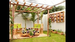 35 ideas de pergolas pequeñas de madera para decorar jardines y patios [upl. by Elylrac685]