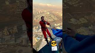 dont make bungee jumping this mistakes😱😭shortstrending viraltrendingshortsyoutubeshorts views [upl. by Wernher]