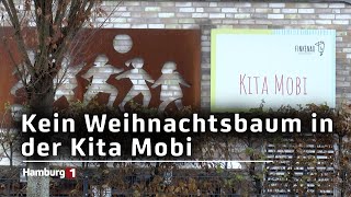 Zahlreiche Kritik Lokstedter Kita Mobi stellt keinen Weihnachtsbaum für die Kinder auf [upl. by Innad]