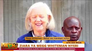 US Ambassador to Kenya Meg Whitman tours Nyeri County for the first time [upl. by Lachman]