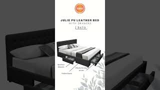 Stylish Storage Solution Queen Bedframe with UnderBed Drawers [upl. by Pinsky]