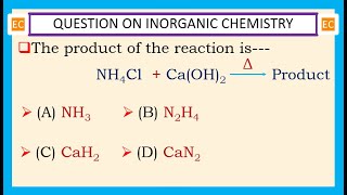 OQV NO – 340 What happens when NH4Cl is heated with CaOH2 [upl. by Pearman]