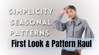 New Simplicity Seasonal Patterns  First Look [upl. by Pier]