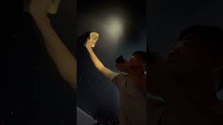 Watch the video if you wanna know how star night stretch ceiling installation going [upl. by Fabrin]