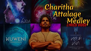 Charitha Attalage Medley  Mahiru Senarathne  Lyrics Video [upl. by Esilehs]