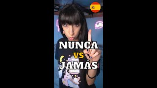 NUNCA vs JAMÁS shorts [upl. by Hankins164]