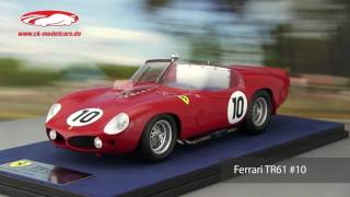 ckmodelcarsvideo Ferrari TR61 10 Winner 24h LeMans 1961 Gendebien Hill LookSmart [upl. by Aropizt]