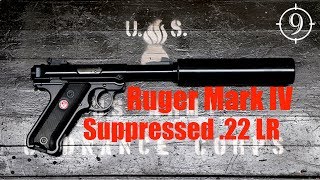 Ruger Mark IV Tactical Suppressed 22LR Review Hitmans Krugermeier 22 pistol [upl. by Floro134]