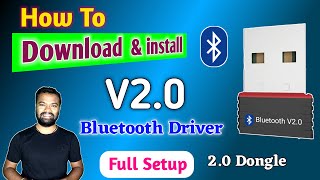 How To Download install amp Connect V20 Bluetooth Driver  V20 Bluetooth Driver install kaise kare 🔥 [upl. by Arata]