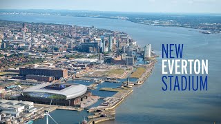 NEW EVERTON STADIUM  BRAMLEYMOORE DOCK  VIRTUAL FLYTHROUGH [upl. by Inahpets]