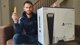 PlayStation 5 Unboxing and Initial Setup [upl. by Neal]