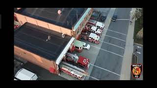 Mineola fire department Hq Fire call [upl. by Ymma]