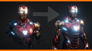 How to make the Iron Man Nanotech effect in Blender [upl. by Haimrej934]