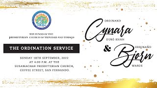 The Ordination Service of Ordinand Cynara Dubé Khan amp Ordinand Bjorn Warde [upl. by Adnomal]