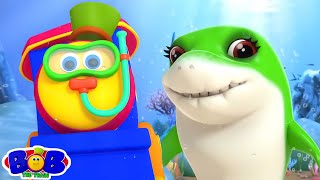 Bob le Train Bébé Requin Comptines et Chansons pour Enfants de la Maternelle [upl. by Neeloj13]