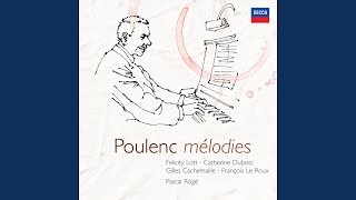 Poulenc Calligrammes  Sept Mélodies sur des poèmes de Guillaume Apollinaire 5 La grâce [upl. by Kinson]