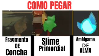 COMO PEGAR Amálgama de Alma  Slime Primordial  Fragmento de Concha  NO DERELICT [upl. by Itsur972]