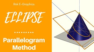 Ellipse Parallelogram method  Engineering graphics  Engg Drawing  Diploma  ITI  Malayalam [upl. by Sky]