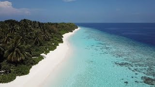 SONEVA FUSHI MALDIVES  AERIAL DRONE 4K VIDEO PARADISE [upl. by Assilam]