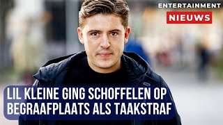 Lil Kleine schoffelt op begraafplaats voor mishandeling in nachtclub [upl. by Jess]