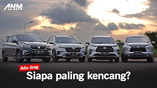 Adu performa mobil 7seater terpopuler di Indonesia Ertiga Hybrid Xpander Veloz dan BRV [upl. by Eckart]