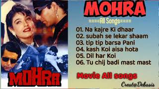 Mohra 1994 Movie Songs  Mohra all Songs Jukebox  Hindi A to Z [upl. by Iuqcaj372]