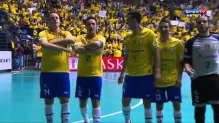 FutsalFINAL Brasil 7 x 2 Colômbia  CAMPEÃO Grand Prix Futsal 2014 [upl. by Avehs483]