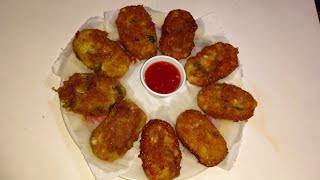 Yummy Chinese Cutlets Recipe  Egg and Vegetables Cutlets  Snacks Recipe  Kids Lunchbox Recipe [upl. by Icam891]