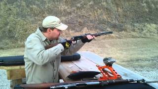 ROSSI MODEL 92 COWBOY LARGE LOOP 357 MAGNUM CARBINE at the Range [upl. by Brighton210]