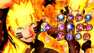 Naruto Six Path Ultimate Barrage Pursuing Tailed Beast Bomb vs EX Ultimates  NxB NV [upl. by Llertnod]