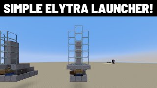 How To Build An Elytra Launcher Minecraft java 120 [upl. by Lamag965]