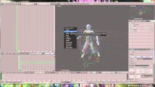 Making a secondlife animation with avastar and blender [upl. by Atyekram]