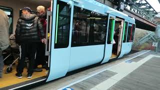 Wuppertal Suspension Railway 4 December 2019 [upl. by Inahpets590]