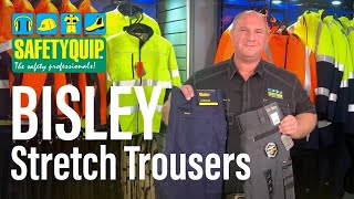 Bisley Stretch Work Trousers SafetyQuip Review [upl. by Nnahaid18]