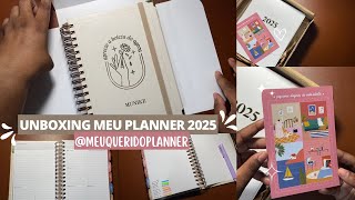 UNBOXING PLANNER 2025 Meu Querido Planner com um FINANCEIRO PERFEITO [upl. by Fording747]