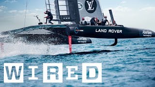 Formula 1 on Water Ben Ainslie Explains the Americas Cup  WIRED Originals [upl. by Atalanti]