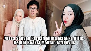 Nissa Sabyan Minta Maaf ke Ririe Fairus Gegara Jadi Orang Ke 3 Begini Reaksi Mantan Istri Ayus [upl. by Ymaj80]