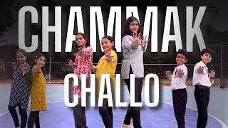 CHAMMAK CHALLO  BEST DANCE FOR KIDS  srk kareenakapoorkhan chammakchallo kidsdance [upl. by Airahcaz]