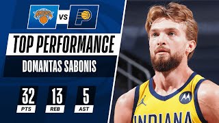 Sabonis GOES OFF For CAREERHIGH 32 PTS  KiaTipOff20 [upl. by Cutty]