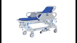 YFTCJ2B Manual Patient Transportation Stretcher Cart [upl. by Sardella]